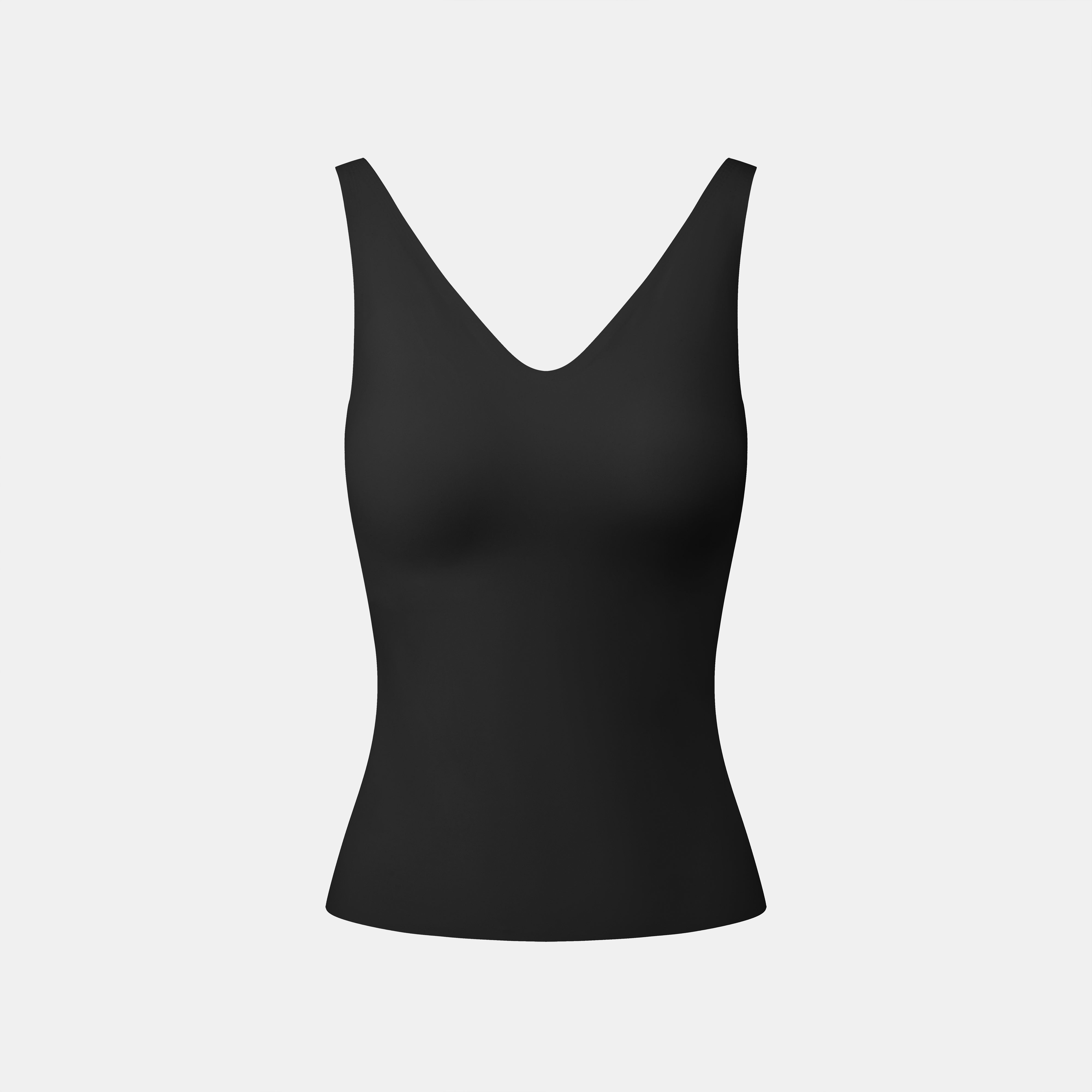By Inch. 日本美肌科技無痕 V 領 Bra Top—黑色，商品展示圖 4