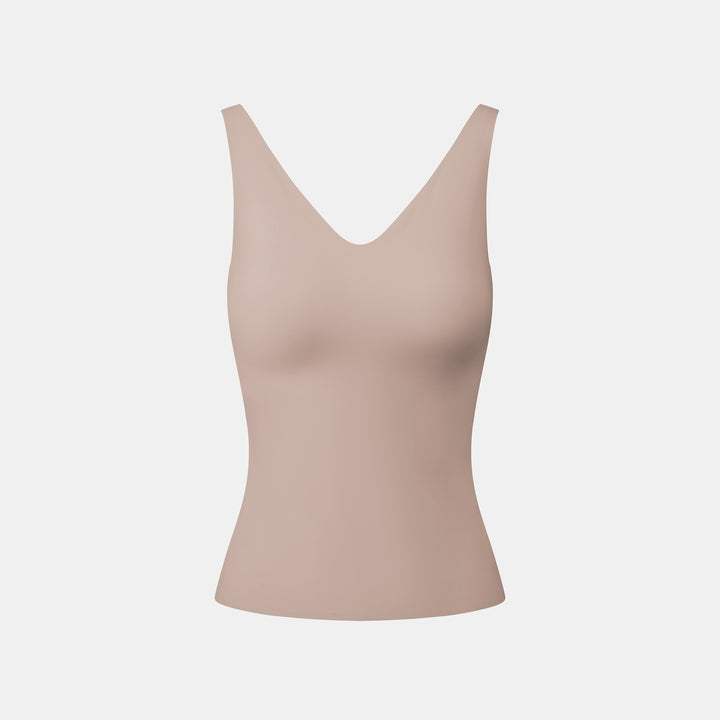 By Inch. 日本美肌科技無痕 V 領 Bra Top—裸色，商品展示圖 4