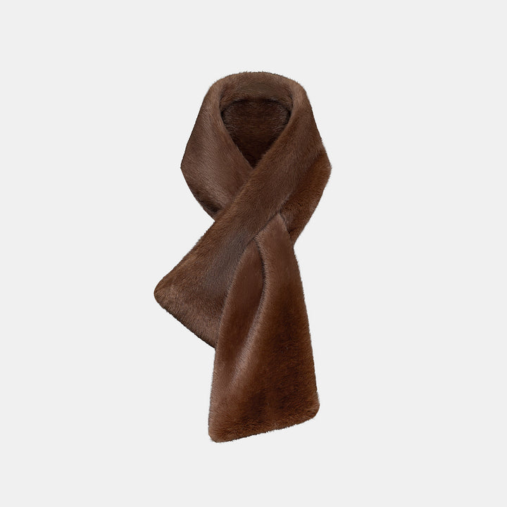 “Winter Diary”環保皮草圍脖—Velvet Mink錦貂流華