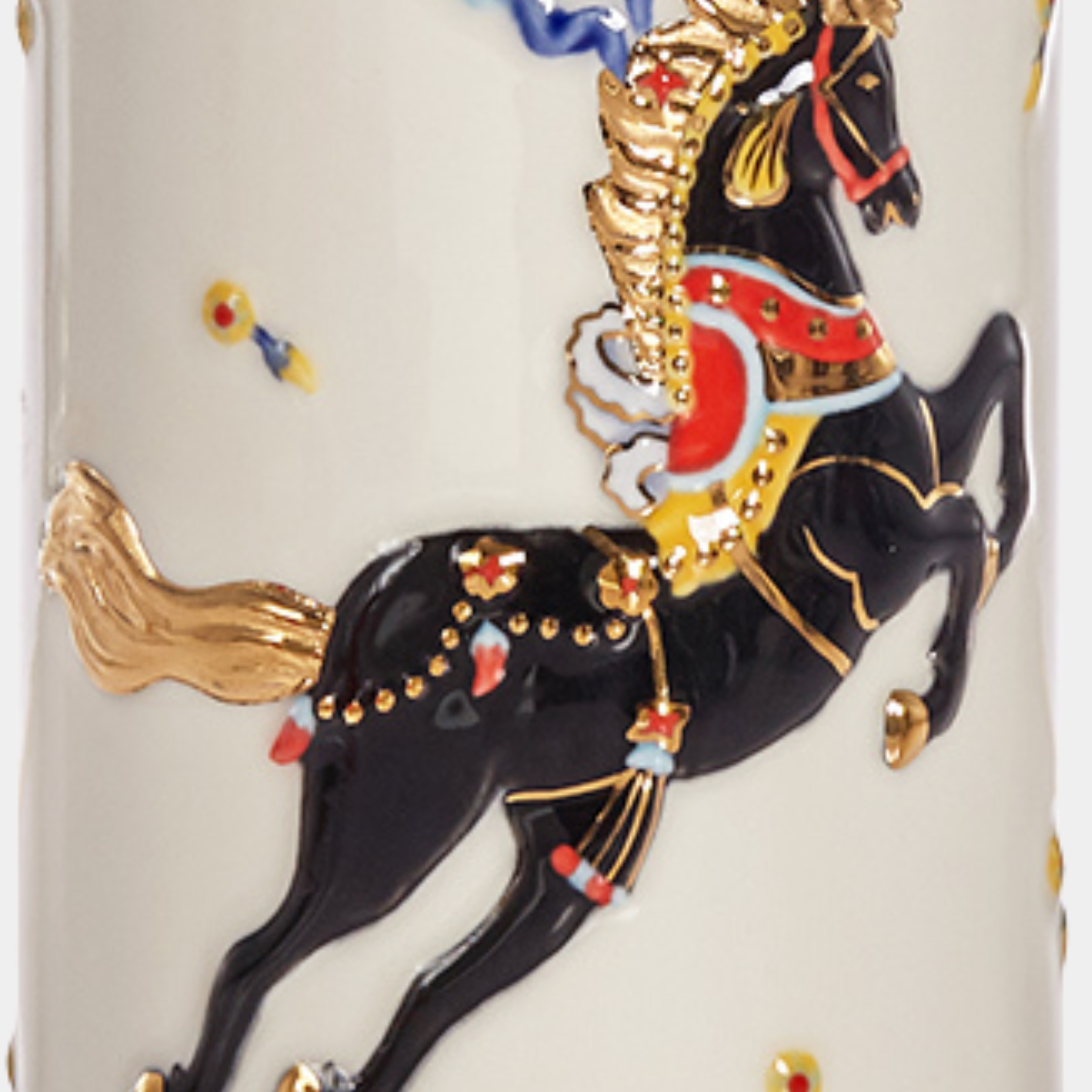 乾唐軒 皇家天馬隨身杯─透明白黑彩金