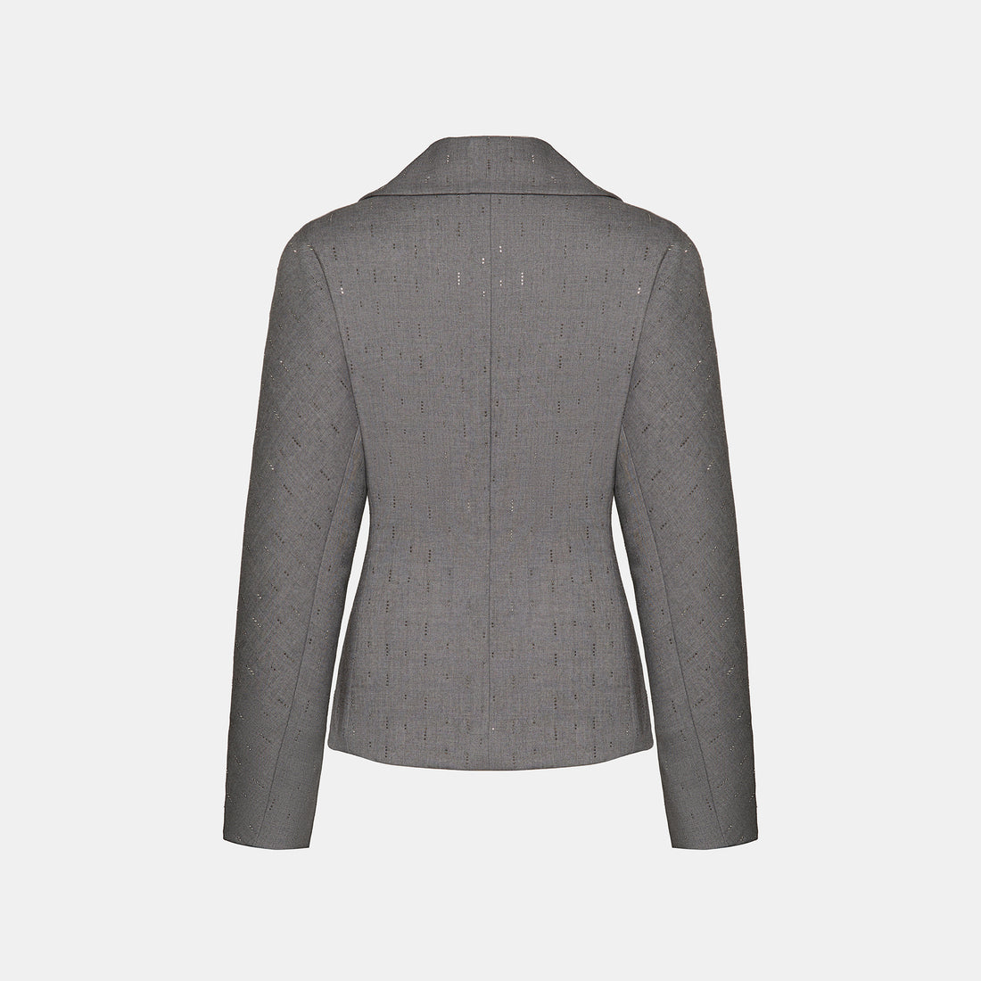 "Speak Sleek." 義大利手工鑽飾工藝西裝外套—Silverfall Grace銀光漫落