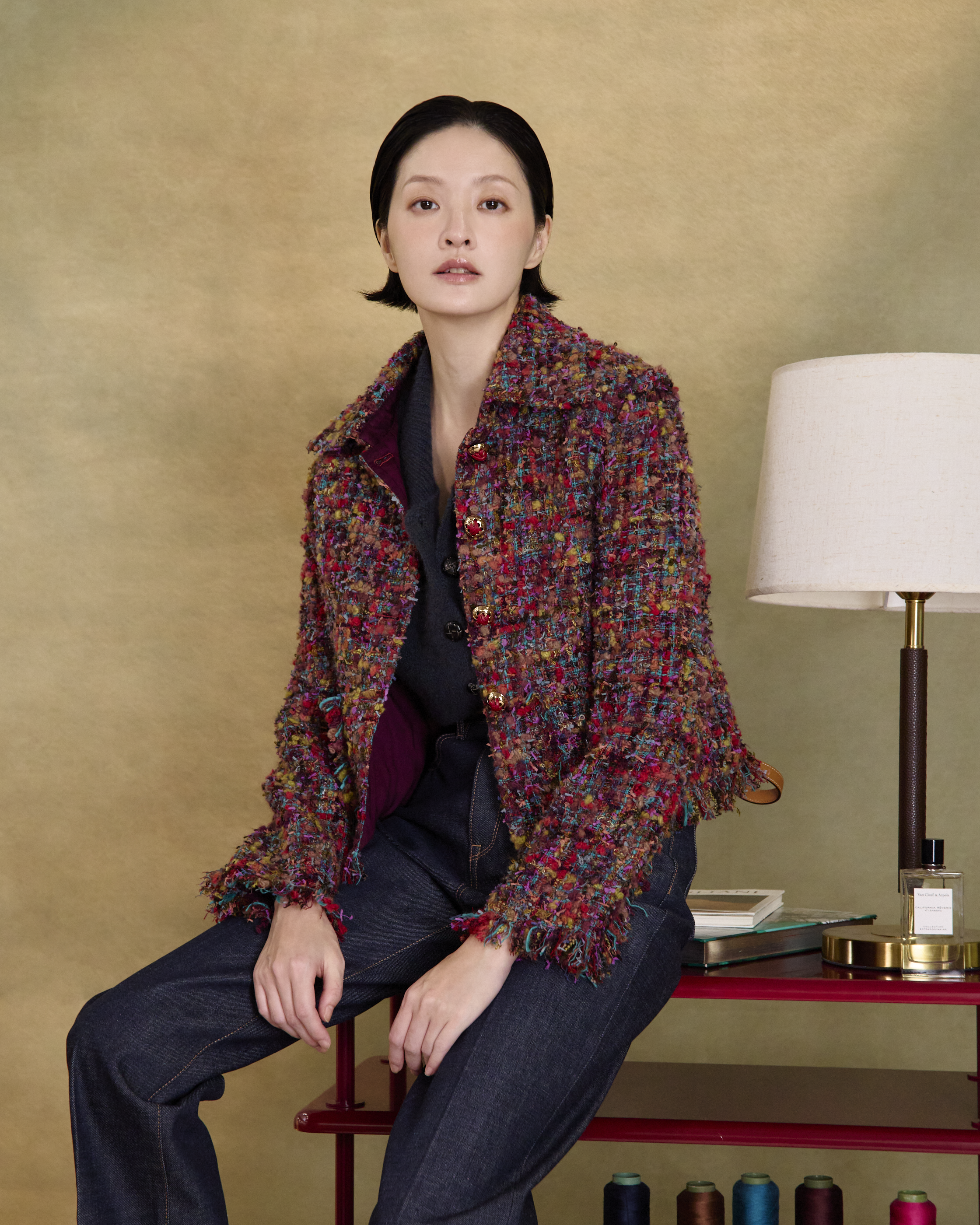 “冬日織趣 A Woven Winter” 日本高級訂製彩織真絲羊毛 No.15 花呢外套 1