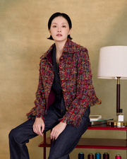 “冬日織趣 A Woven Winter” 日本高級訂製彩織真絲羊毛 No.15 花呢外套