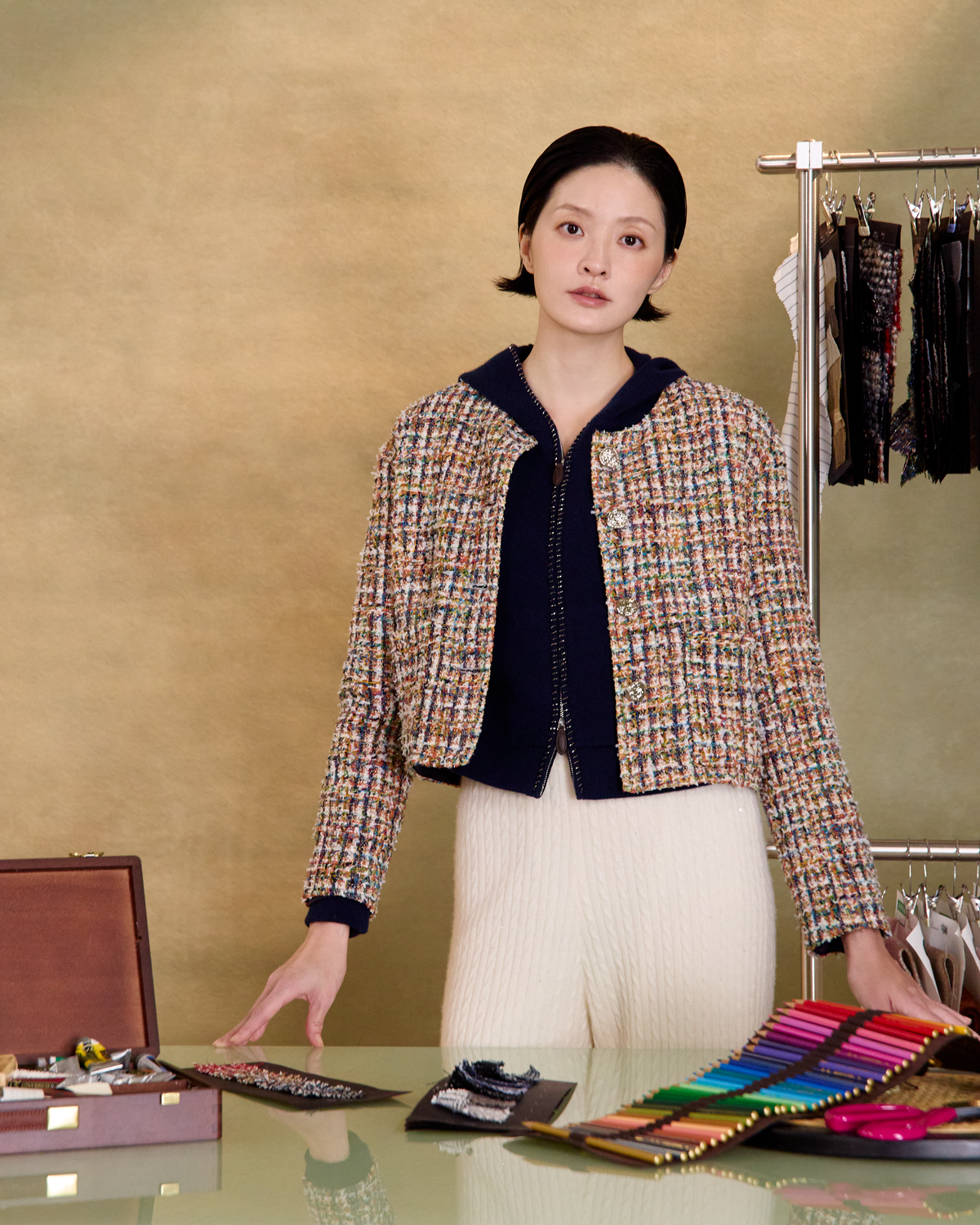 “摩登畫報 Modern Pictorial” 日本高級訂製手工織造真絲羊毛經典 No.14 花呢外套