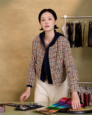 “摩登畫報 Modern Pictorial” 日本高級訂製手工織造真絲羊毛經典 No.14 花呢外套