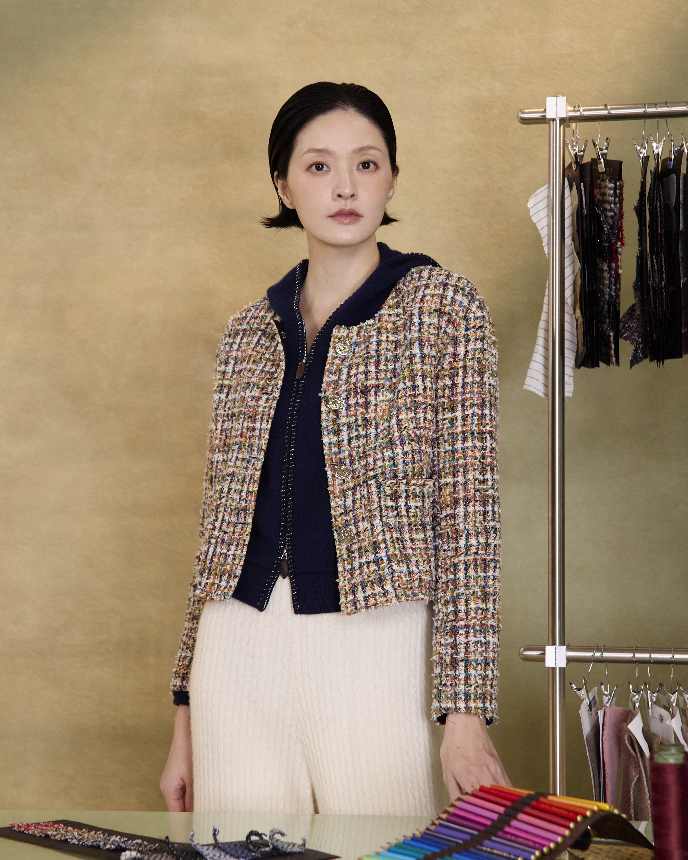 “摩登畫報 Modern Pictorial” 日本高級訂製手工織造真絲羊毛經典 No.14 花呢外套 1