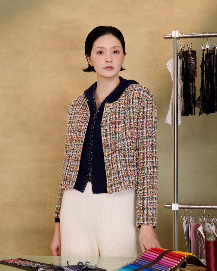 “摩登畫報 Modern Pictorial” 日本高級訂製手工織造真絲羊毛經典 No.14 花呢外套 1