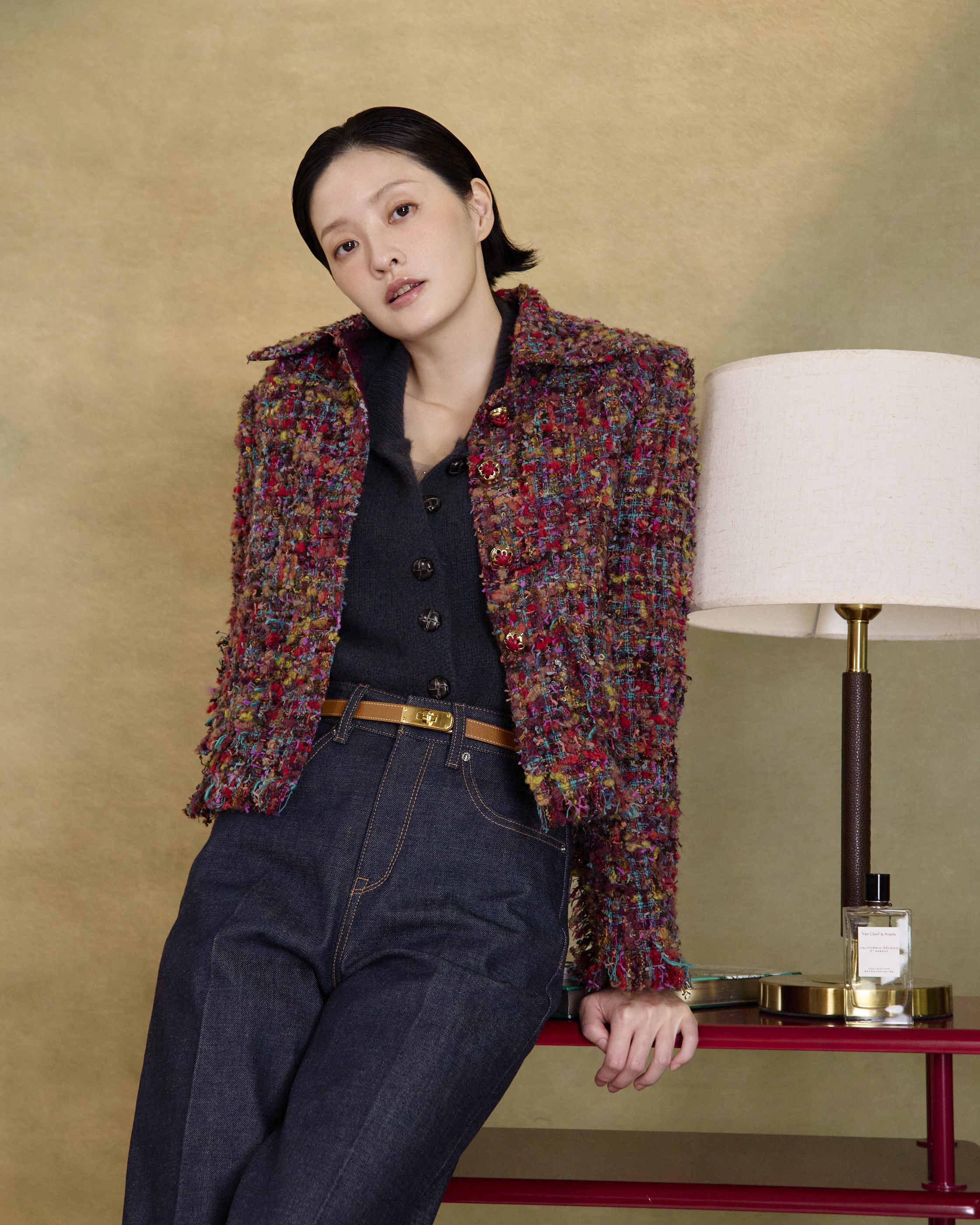 “冬日織趣 A Woven Winter” 日本高級訂製彩織真絲羊毛 No.15 花呢外套